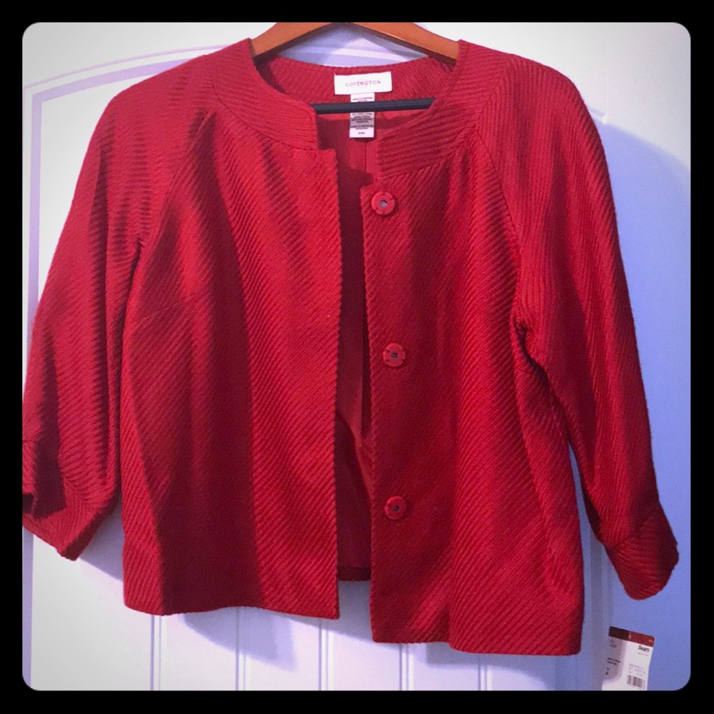 Covington Red mini sports jacket